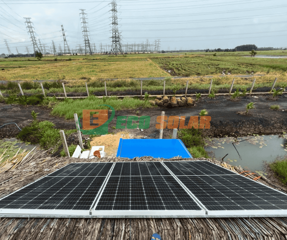 Công trình điện năng lượng mặt trời EcoSolar - Hình ảnh thi công 1