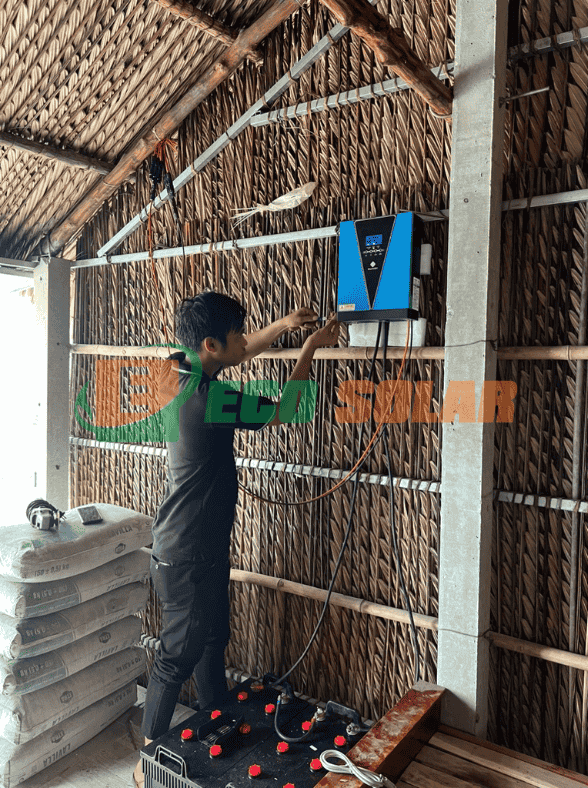 Công trình điện năng lượng mặt trời EcoSolar - Hình ảnh thi công 3